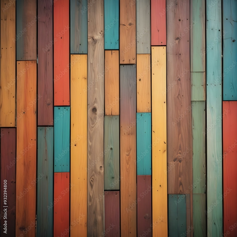 Fototapeta premium Wood background vintage colors