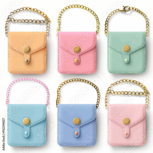 Vector Wallet Chain simple and min