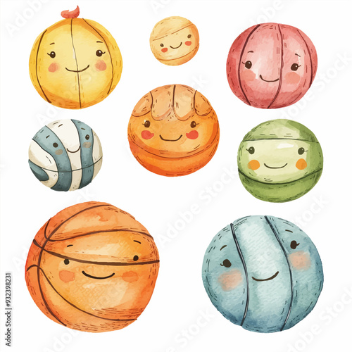 Vector Basketball simple and minim