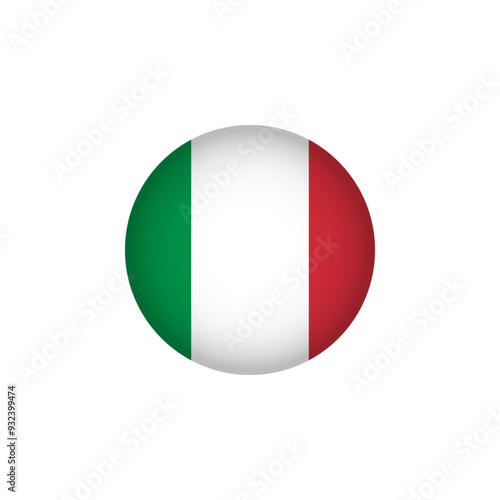 Free Download Italy Europe Flag Icon. European Country Circled Flag. Stock Vector Graphics Element isolated on white background - GFXLoad