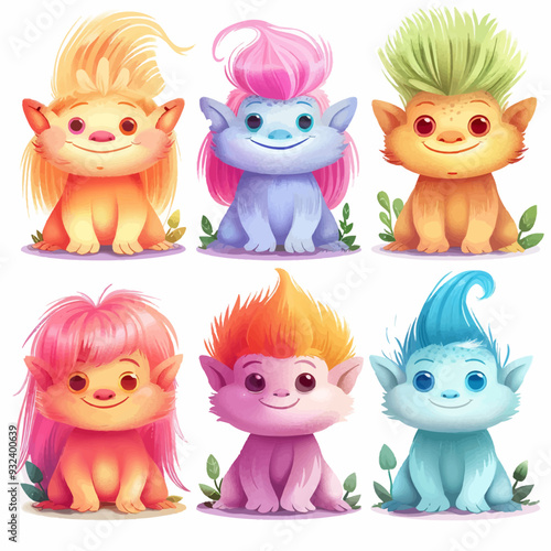 Vector Troll simple and minimalist