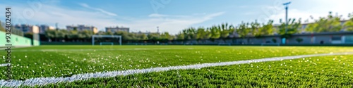 Synthetic Grass Installation in Sports Facility Renovation