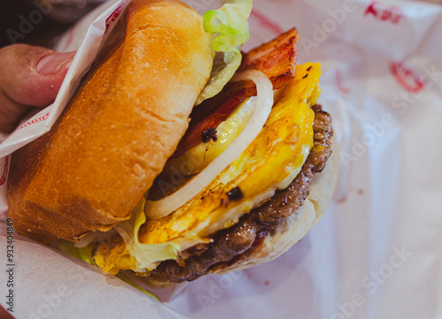 Wallpaper Mural 佐世保バーガーのクローズアップ Torontodigital.ca