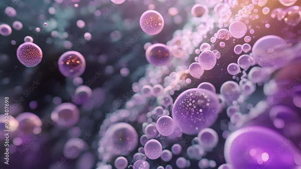 Timelapse image of cytoplasmic streaming in a group of bacteria creating a mesmerizing swirling pattern. Timelapse image of cytoplasmic streaming in a group of bacteria creating a mesmerizing swirling pattern.
