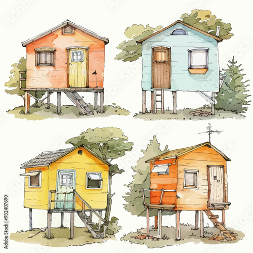 Vector Bunkhouse simple and minima