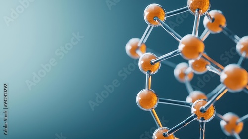 Inorganic chemistry, holographic compound visualization, futuristic molecular insights