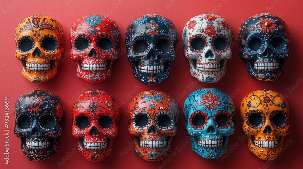 Day of the Dead Sugar Skulls Day of the Dead Sugar Skulls