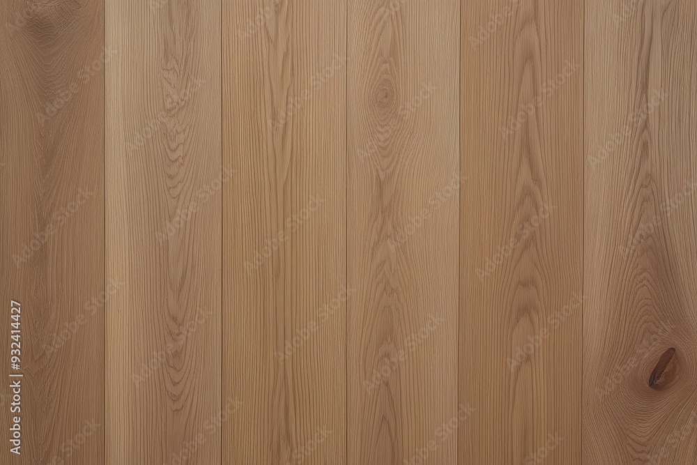 Fototapeta premium Sleek Oak Wood Featuring Smooth Finish Natural Grain and Delicate Texture Pattern
