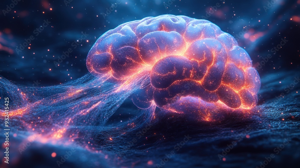Glowing Brain Glowing Brain
