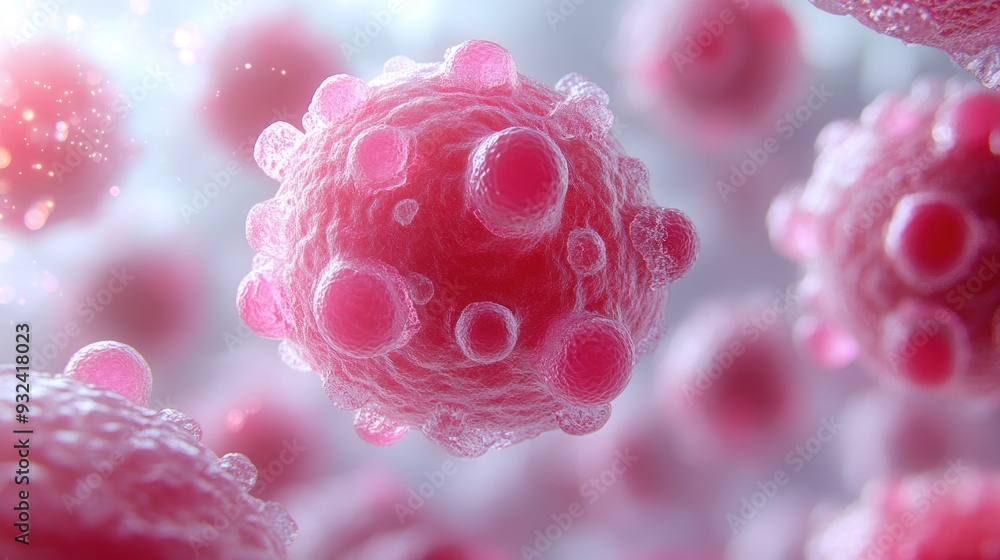 Microscopic View of Cancer Cells Microscopic View of Cancer Cells