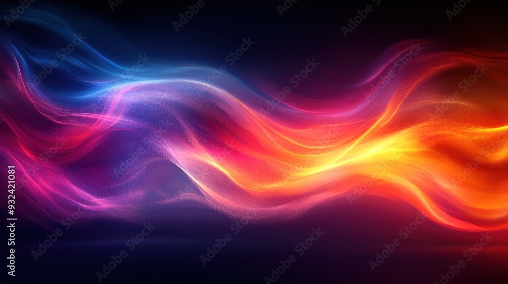 Fototapeta premium Abstract Waves of Color