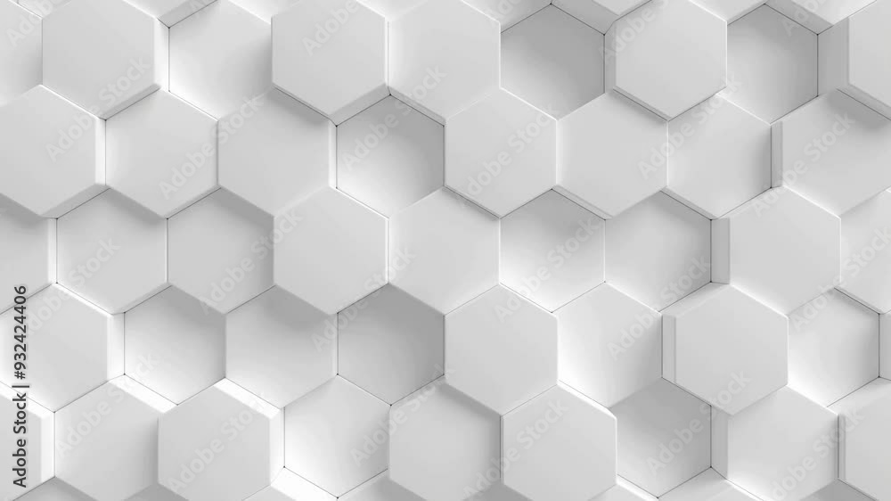 Hexagon Pattern Glows 4K Abstract Animation Hexagon Pattern Glows 4K Abstract Animation