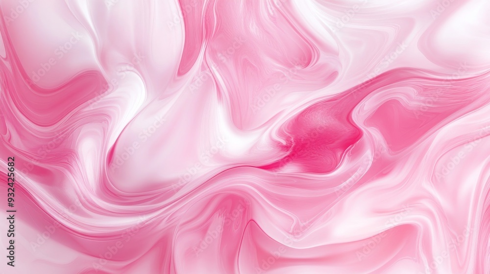 Pink and white abstract fluid art background Pink and white abstract fluid art background