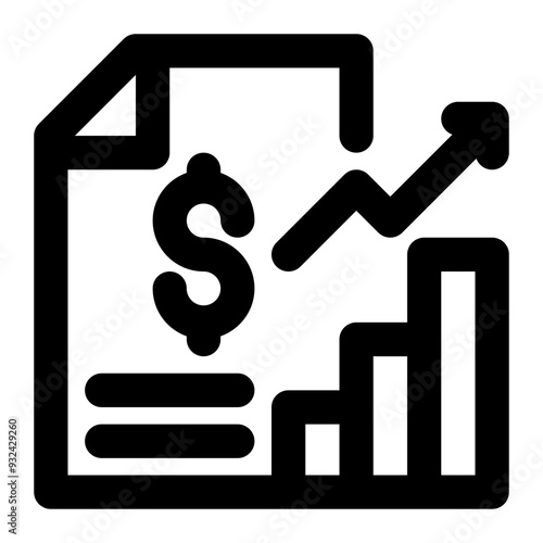 econometrics, mathematical economics, statistics, economics, economic data, economic report outline icon