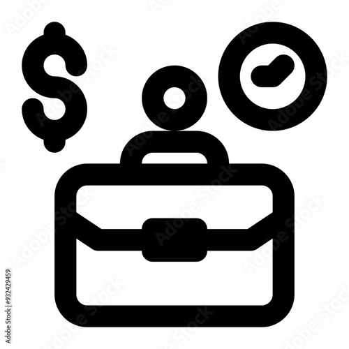 employment, employee, working, jobs, economics, businessman outline icon