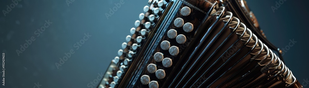 Close-up of an accordion showcasing its intricate keys and buttons, perfect for music lovers and instrument enthusiasts. Close-up of an accordion showcasing its intricate keys and buttons, perfect for music lovers and instrument enthusiasts.