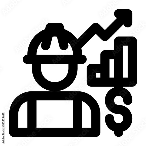 labor economics, labour economics, labor, economics, employee, financial outline icon
