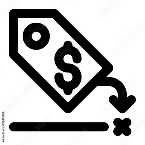price floor, pricing, price control, price, price limit, lowest limit outline icon