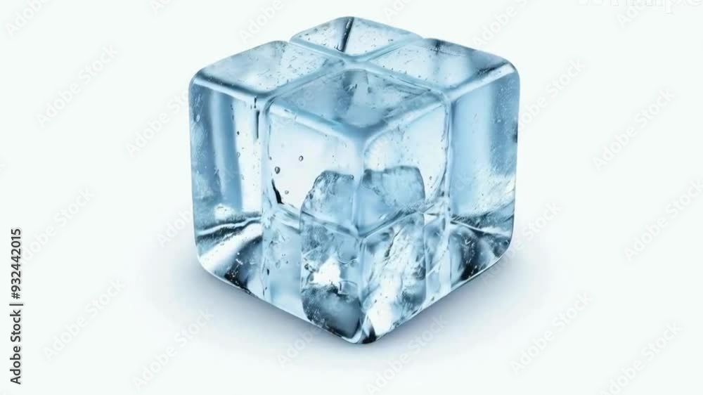 ice cube isolated on white ice cube isolated on white