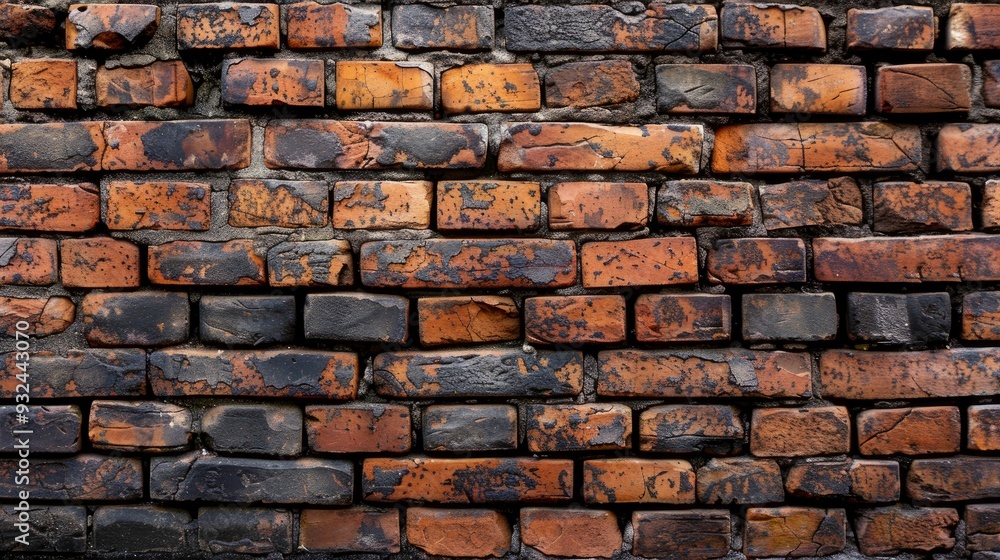 Acient brick wall. Grunge brick wall background. Background of old vintage brick wall. High quality photo , ai Acient brick wall. Grunge brick wall background. Background of old vintage brick wall. High quality photo , ai