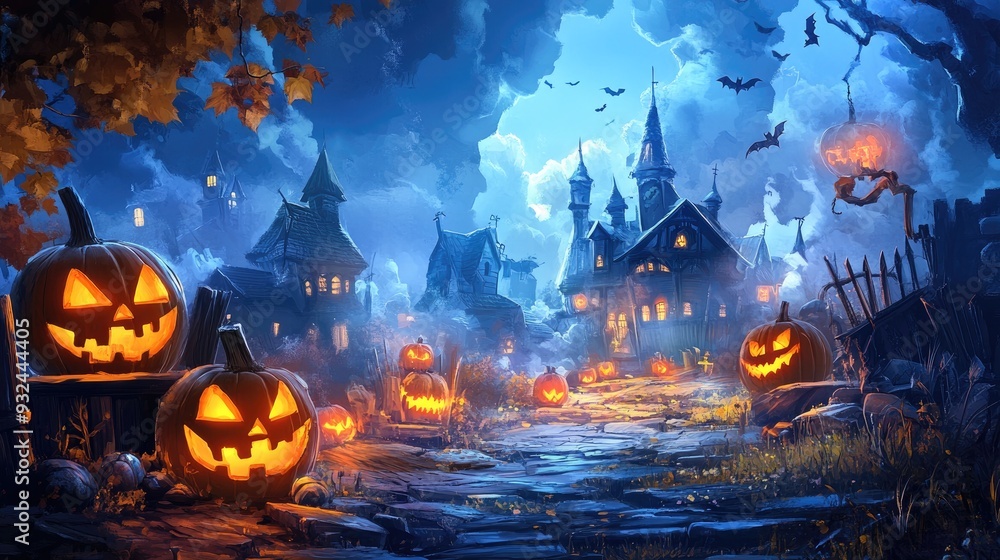 Halloween, white back, cartoon. Halloween, white back, cartoon.