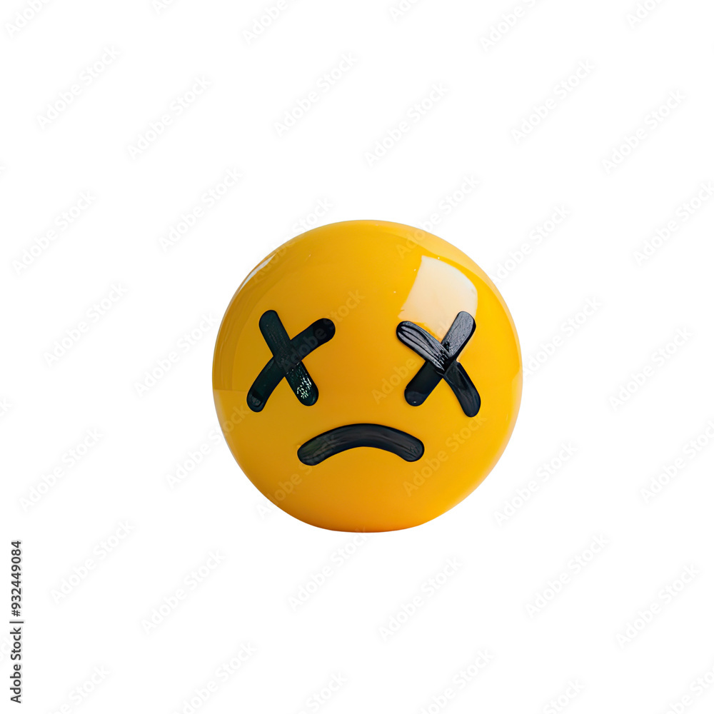 Sad Emoticon Or Emoji, Generative AI Sad Emoticon Or Emoji, Generative AI