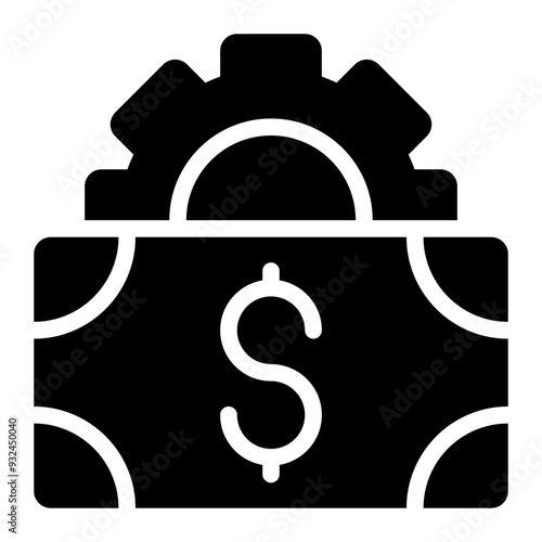 monetary system, economic system, financial system, money, currency, system solid or glyph icon