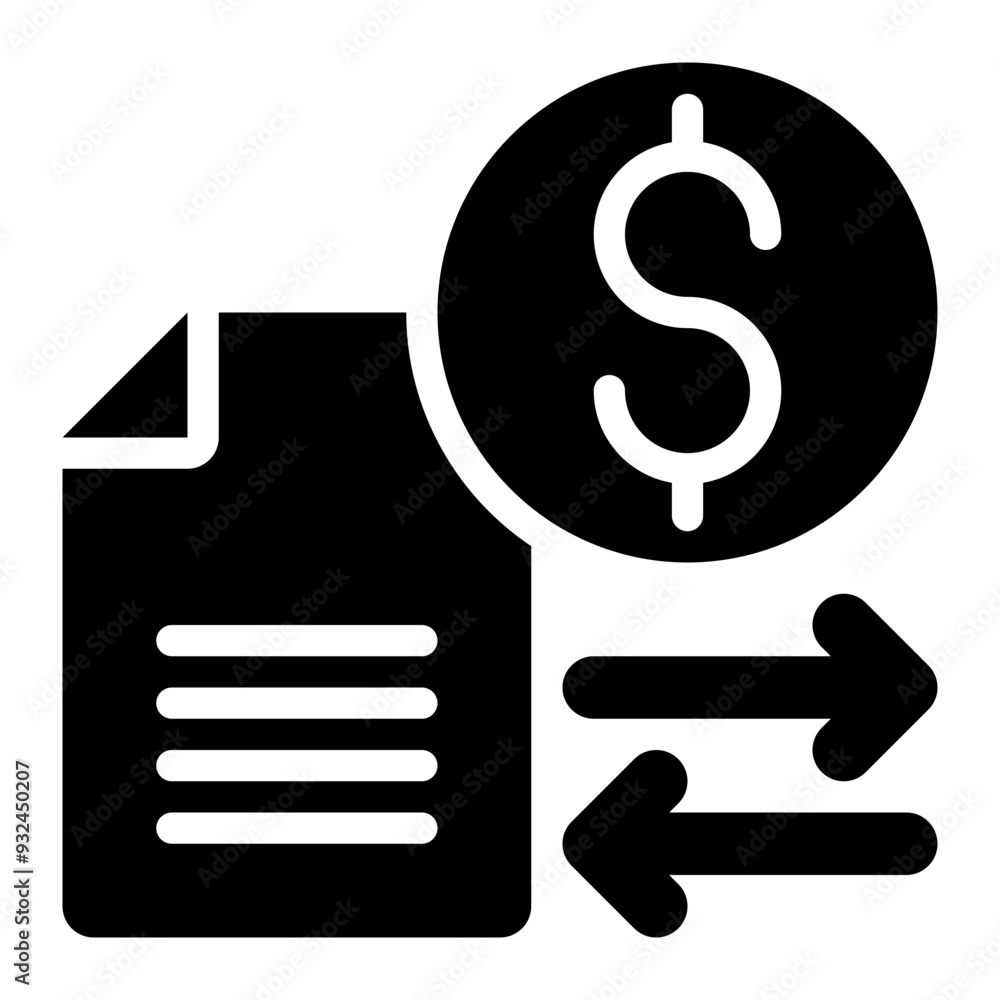 trade, transaction, policy, terms of trade, data, file solid or glyph icon trade, transaction, policy, terms of trade, data, file solid or glyph icon