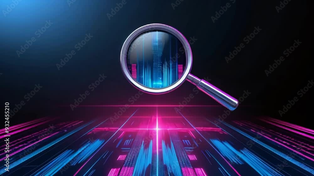 Data analysis, search engine optimization or SEO. magnifier, charts, graphs. ultraviolet and neon screen. digital software development. Social media marketing. Ads. Research. E-commerce. Concept Data analysis, search engine optimization or SEO. magnifier, charts, graphs. ultraviolet and neon screen. digital software development. Social media marketing. Ads. Research. E-commerce. Concept