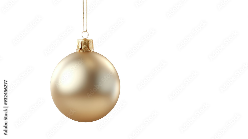 A gold ornament hanging from a string A gold ornament hanging from a string
