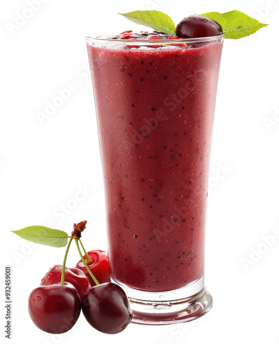 Wallpaper Mural PNG Refreshing cherry smoothie with berries Torontodigital.ca