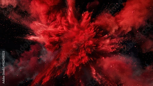 Red Powder Explosion