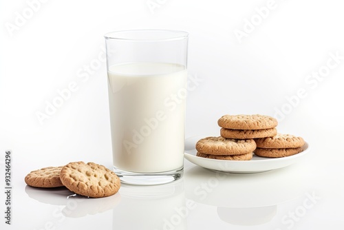 Milk isolated on white background