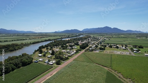 Tableau sur toile Aerial photo of Halifax Queensland Australia