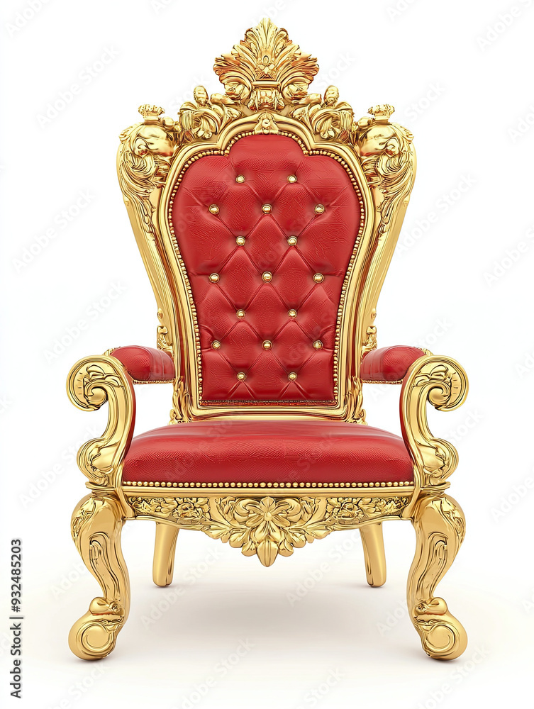 Royalty’s Throne Isolated on White Background – Elegant and Majestic Chair Design Symbolizing Luxury, Featuring Ornate Details and Rich Upholstery, Perfect for Historical or Regal Settings Royalty’s Throne Isolated on White Background – Elegant and Majestic Chair Design Symbolizing Luxury, Featuring Ornate Details and Rich Upholstery, Perfect for Historical or Regal Settings