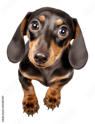 PNG Dachshund dog pet animal.