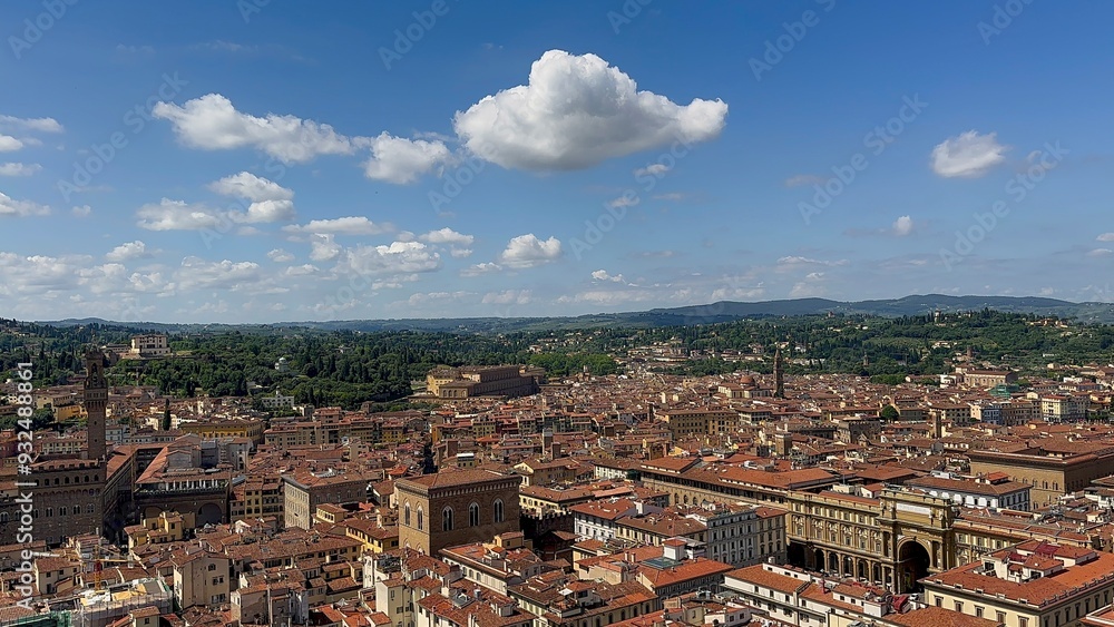 Naklejka premium View of Florence