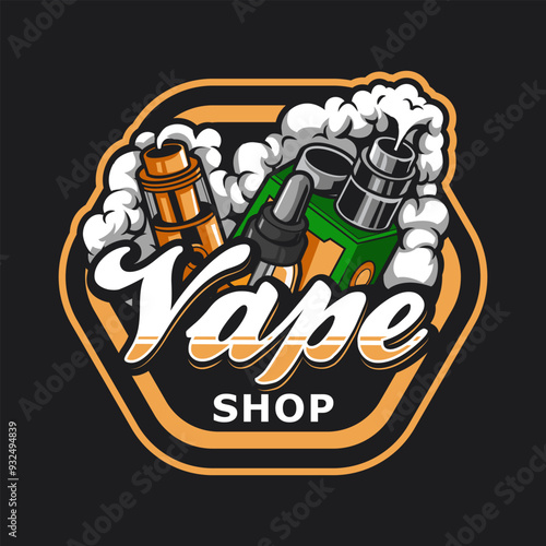 vape esport logo company template