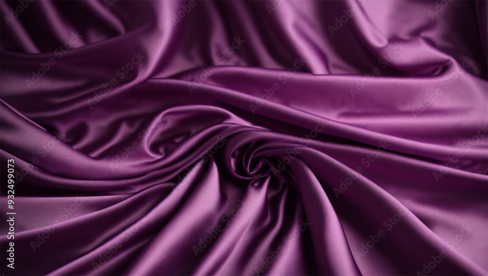 Obraz premium Luxurious Purple Satin Fabric Background