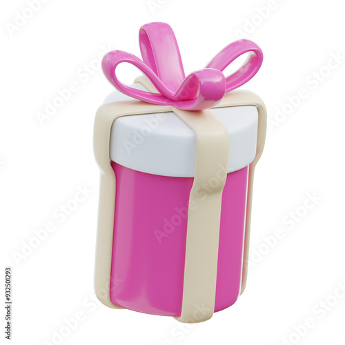 Gift Box 3D Illustration photo