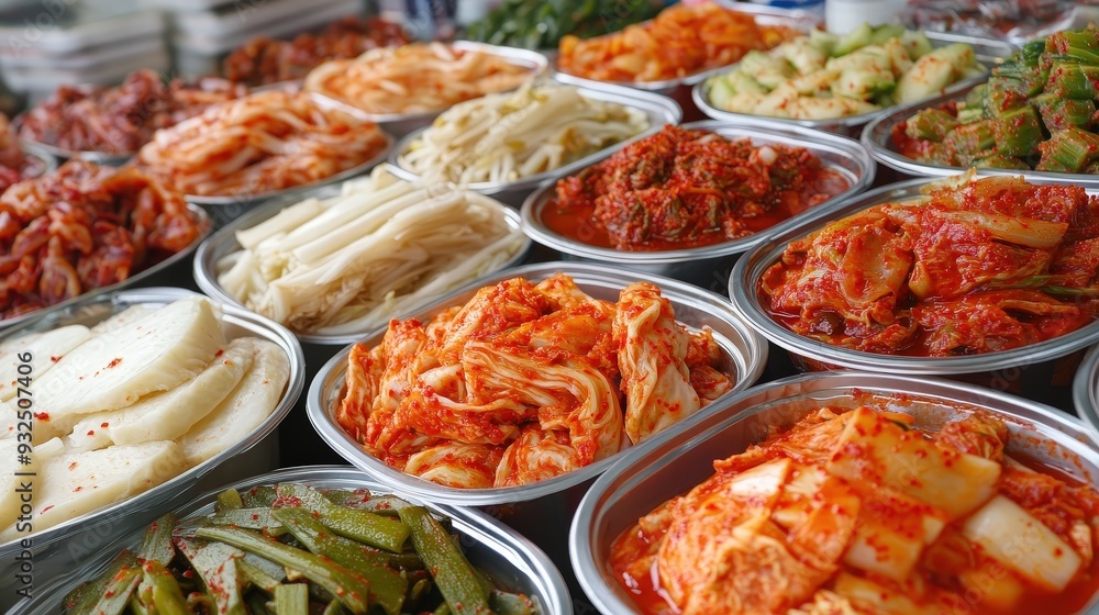 A Flavorful Showcase of Kimchi Varieties in Traditional Korean Dishes A Flavorful Showcase of Kimchi Varieties in Traditional Korean Dishes
