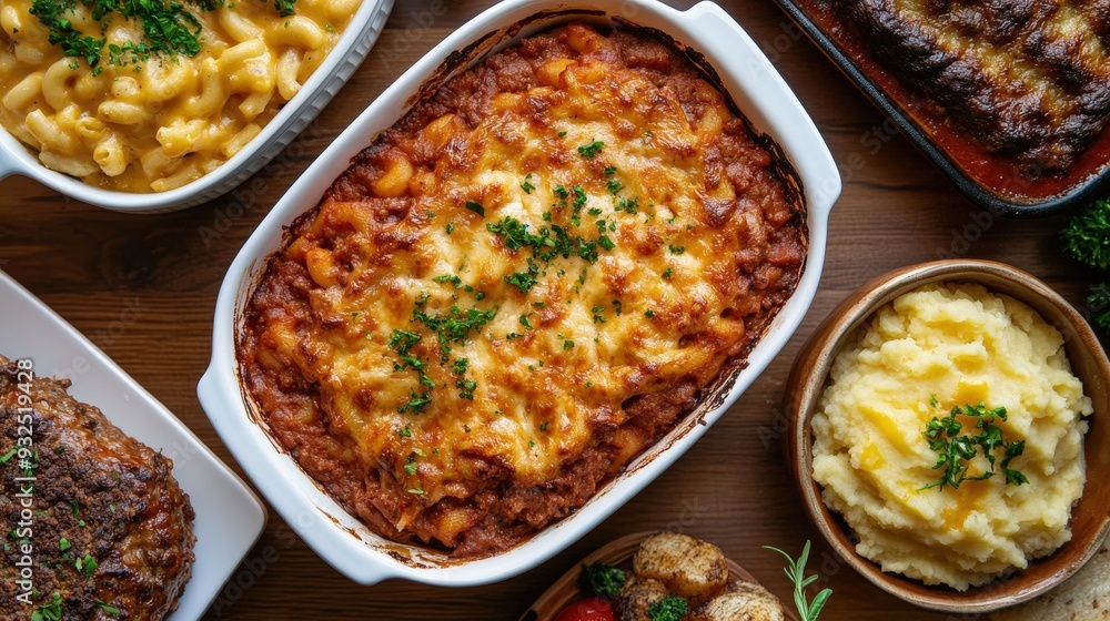 Modern Twists on Comfort Food Classics: Indulgent Mac and Cheese, Savory Meatloaf, and Creamy Mashed Potatoes with a Contemporary Flair Modern Twists on Comfort Food Classics: Indulgent Mac and Cheese, Savory Meatloaf, and Creamy Mashed Potatoes with a Contemporary Flair