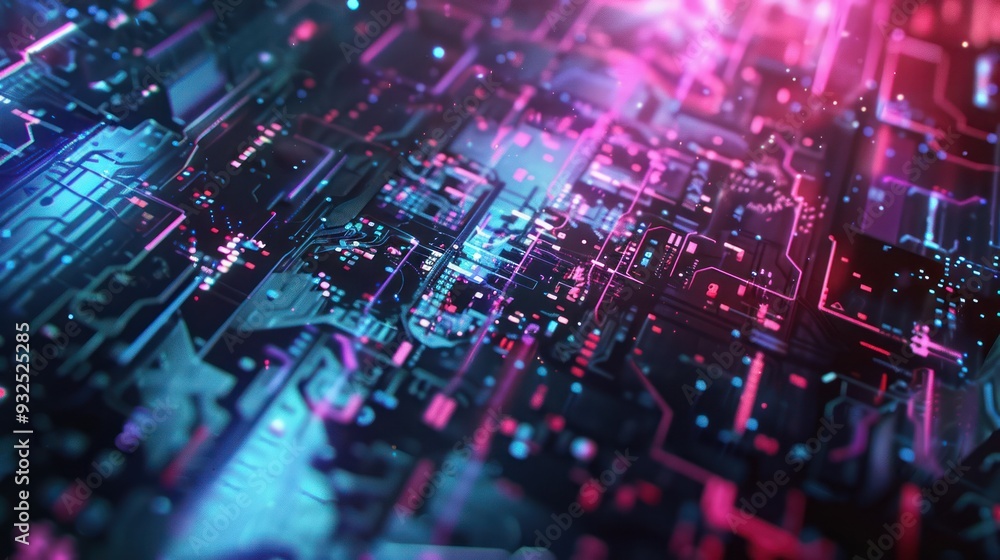Abstract Digital Circuitry Abstract Digital Circuitry