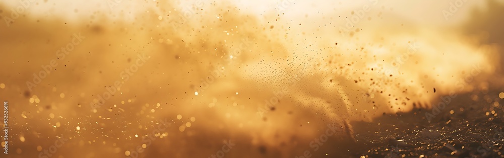 Flaming meteorite on a sunset background. Flaming meteorite on a sunset background.