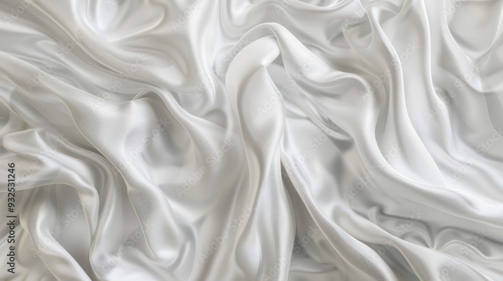 White Satin Drape White Satin Drape