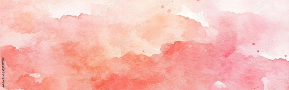 A watercolor background featuring shades of pink and light orange A watercolor background featuring shades of pink and light orange