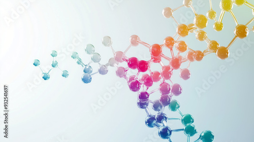 molecule, biochemistry chemistry, science, biology and drug discovery, structure, atoms photo