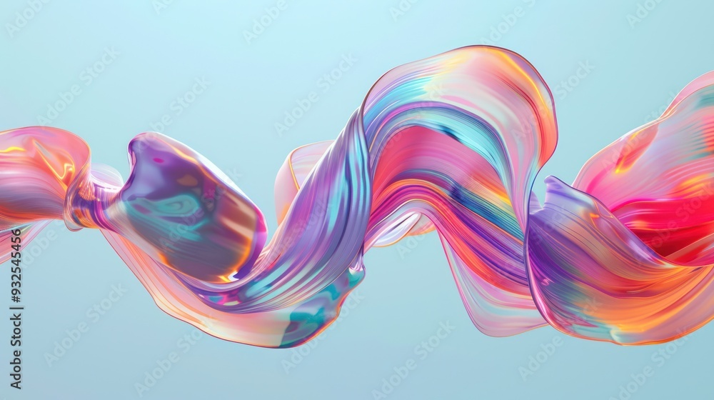 Abstract Colorful Fluid Design Abstract Colorful Fluid Design