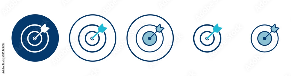 Target icon vector isolated on white background. Target vector icon. goal icon. marketing target. Aim Target icon vector isolated on white background. Target vector icon. goal icon. marketing target. Aim