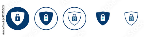 Security icon vector isolated on white background. protection icon. privacy. vpn